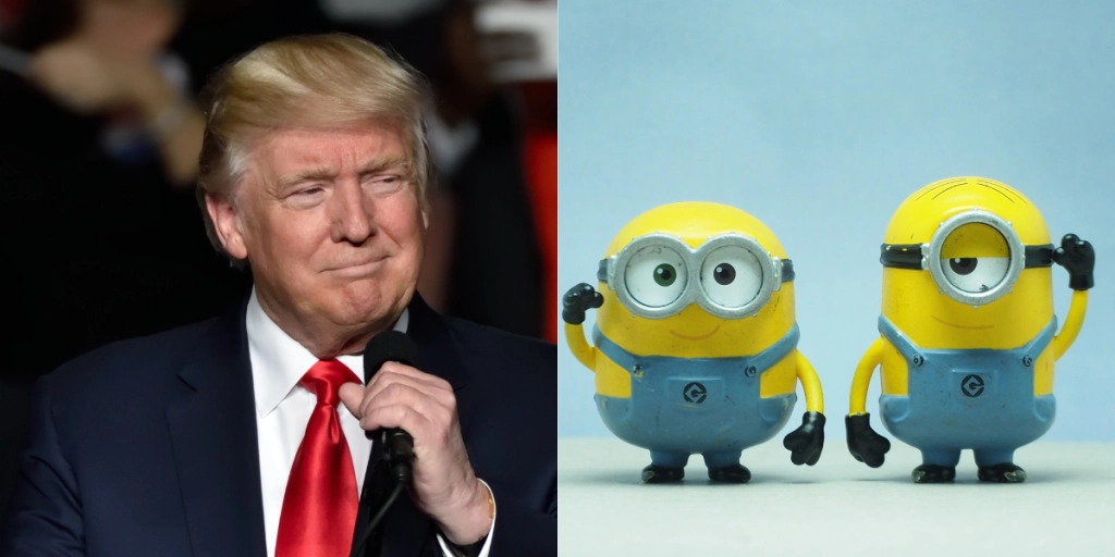 Trump gelingt es, sich einen weiteren Minion-Spott zu ersparen