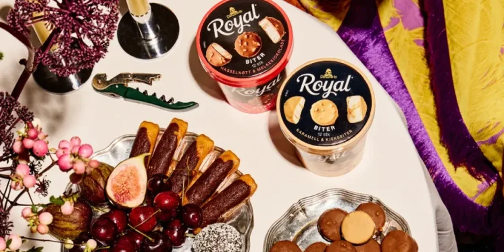Royal Biter iskrem, ice cream, Diplom Is, dessert, snacks table