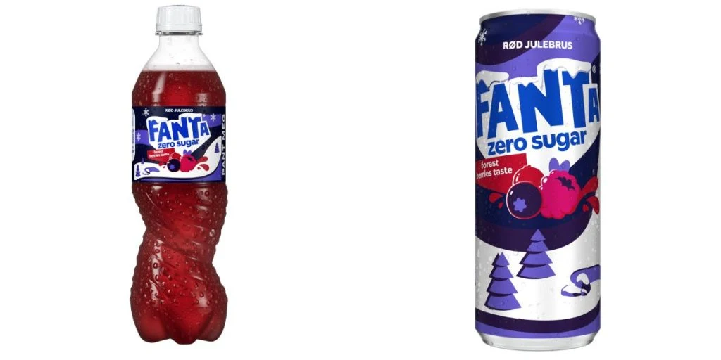 Julebrus Fanta coca cola