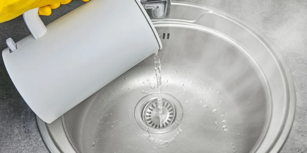 boiling water, hot