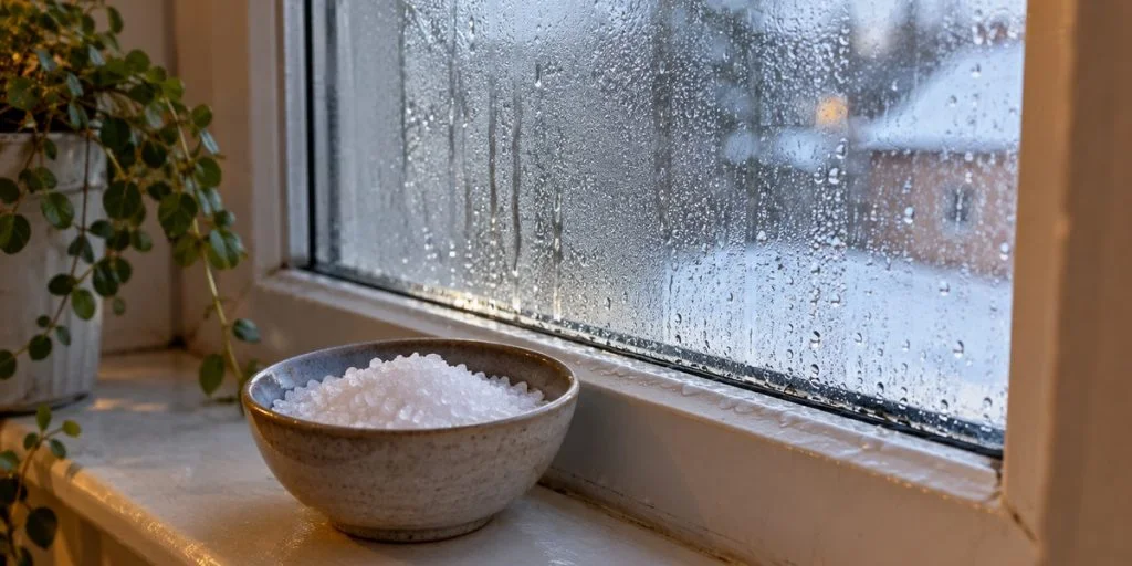 Sæt en skål med salt i vindueskarmen: Det hjælper mod et af efterårets og vinterens største problemer