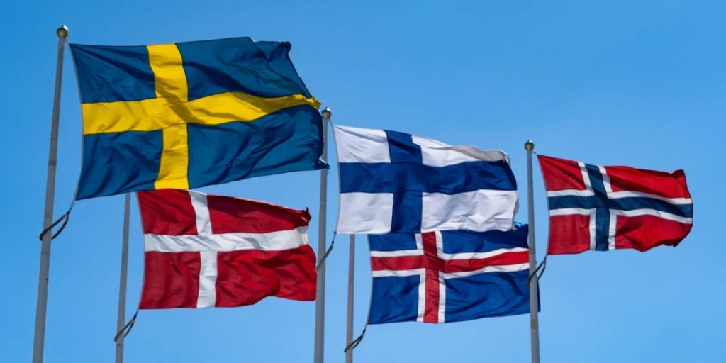 De nordiske flag