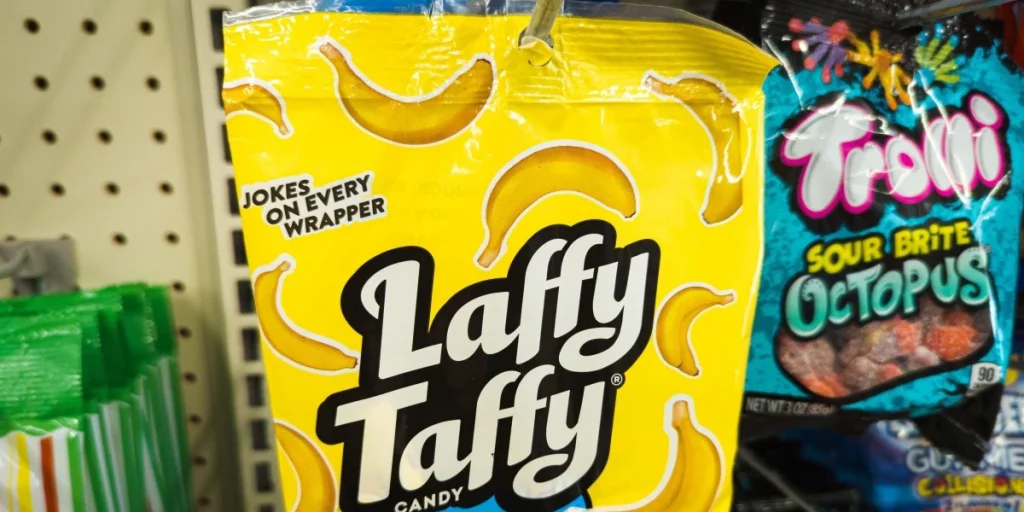 Laffy Taffy, candy, banana candy, bananslik